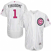 Chicago Cubs #1 Kosuke Fukudome White (Blue Strip) Flexbase Collection 2016 Mother's Day Stitched Baseball Jersey Jiasu,baseball caps,new era cap wholesale,wholesale hats
