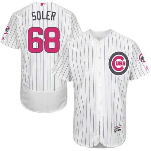 Chicago Cubs #68 Jorge Soler White (Blue Strip) Flexbase Collection 2016 Mother's Day Stitched Baseball Jersey Jiasu,We sell and wholesale Chicago Cubs #68 Jorge Soler White (Blue Strip) Flexbase Collection 2016 Mother's Day Stitched Baseball Jersey Jiasu on line form chian!