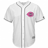 Cincinnati Reds Blank White 2016 Mother's Day Flexbase Collection Stitched Baseball Jersey Jiasu,baseball caps,new era cap wholesale,wholesale hats