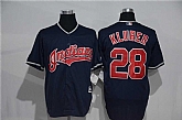 Cleveland Indians #28 Corey Kluber Navy Blue New Cool Base Stitched Baseball Jersey,baseball caps,new era cap wholesale,wholesale hats