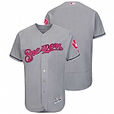 Milwaukee Brewers Blank Gray Road 2016 Mother's Day Flexbase Collection Stitched Baseball Jersey Jiasu,baseball caps,new era cap wholesale,wholesale hats