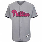 Philadelphia Phillies Gray 2016 Mother's Day Flexbase Collection Stitched Baseball Jersey Jiasu,baseball caps,new era cap wholesale,wholesale hats