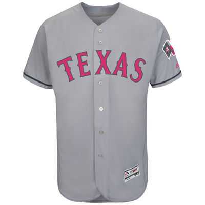 Texas Rangers Blank Gray 2016 Mother's Day Flexbase Collection Stitched Baseball Jersey Jiasu,We sell and wholesale Texas Rangers Blank Gray 2016 Mother's Day Flexbase Collection Stitched Baseball Jersey Jiasu on line form chian!
