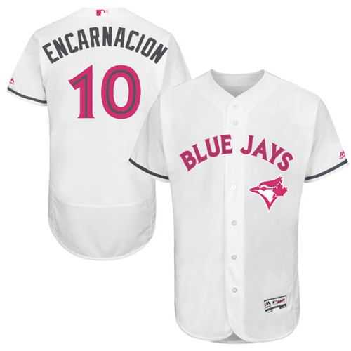 Toronto Blue Jays #10 Edwin Encarnacion White Flexbase Collection 2016 Mother's Day Stitched Baseball Jersey Jiasu,We sell and wholesale Toronto Blue Jays #10 Edwin Encarnacion White Flexbase Collection 2016 Mother's Day Stitched Baseball Jersey Jiasu on line form chian!