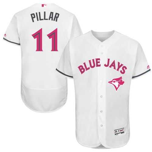 Toronto Blue Jays #11 Kevin Pillar White Flexbase Collection 2016 Mother's Day Stitched Baseball Jersey Jiasu,We sell and wholesale Toronto Blue Jays #11 Kevin Pillar White Flexbase Collection 2016 Mother's Day Stitched Baseball Jersey Jiasu on line form chian!