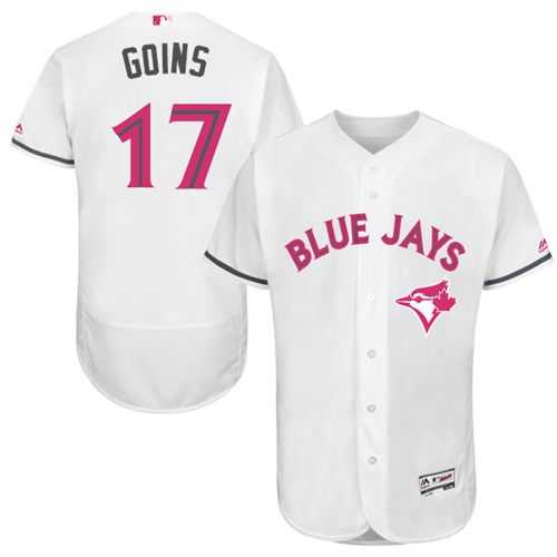 Toronto Blue Jays #17 Ryan Goins White Flexbase Collection 2016 Mother's Day Stitched Baseball Jersey Jiasu,We sell and wholesale Toronto Blue Jays #17 Ryan Goins White Flexbase Collection 2016 Mother's Day Stitched Baseball Jersey Jiasu on line form chian!