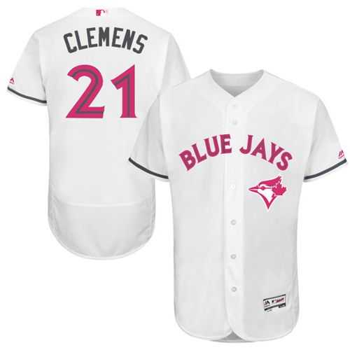 Toronto Blue Jays #21 Roger Clemens White Flexbase Collection 2016 Mother's Day Stitched Baseball Jersey Jiasu,We sell and wholesale Toronto Blue Jays #21 Roger Clemens White Flexbase Collection 2016 Mother's Day Stitched Baseball Jersey Jiasu on line form chian!