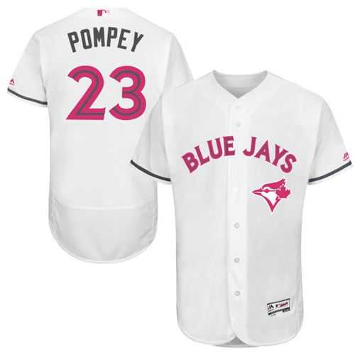 Toronto Blue Jays #23 Dalton Pompey White Flexbase Collection 2016 Mother's Day Stitched Baseball Jersey Jiasu,We sell and wholesale Toronto Blue Jays #23 Dalton Pompey White Flexbase Collection 2016 Mother's Day Stitched Baseball Jersey Jiasu on line form chian!