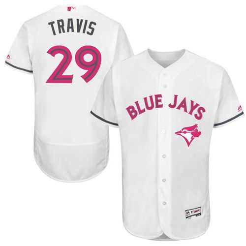 Toronto Blue Jays #29 Devon Travis White Flexbase Collection 2016 Mother's Day Stitched Baseball Jersey Jiasu,We sell and wholesale Toronto Blue Jays #29 Devon Travis White Flexbase Collection 2016 Mother's Day Stitched Baseball Jersey Jiasu on line form chian!