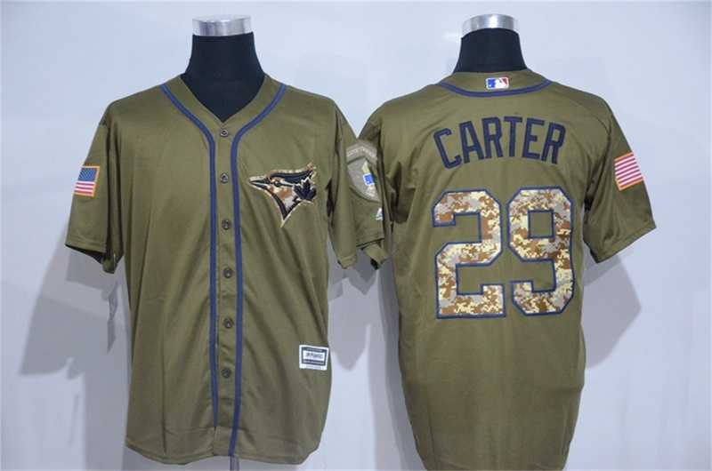 Toronto Blue Jays #29 Joe Carter Green Salute to Service New Cool Base Stitched Baseball Jersey,We sell and wholesale Toronto Blue Jays #29 Joe Carter Green Salute to Service New Cool Base Stitched Baseball Jersey on line form chian!