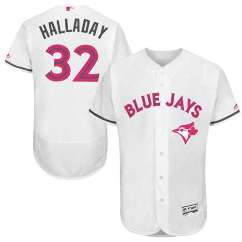 Toronto Blue Jays #32 Roy Halladay White Flexbase Collection 2016 Mother's Day Stitched Baseball Jersey Jiasu,We sell and wholesale Toronto Blue Jays #32 Roy Halladay White Flexbase Collection 2016 Mother's Day Stitched Baseball Jersey Jiasu on line form chian!