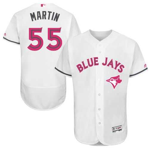 Toronto Blue Jays #55 Russell Martin White Flexbase Collection 2016 Mother's Day Stitched Baseball Jersey Jiasu,We sell and wholesale Toronto Blue Jays #55 Russell Martin White Flexbase Collection 2016 Mother's Day Stitched Baseball Jersey Jiasu on line form chian!
