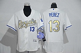 Women Kansas City Royals #13 Salvador Perez White 2016 Flexbase Collection Stitched Jersey,baseball caps,new era cap wholesale,wholesale hats