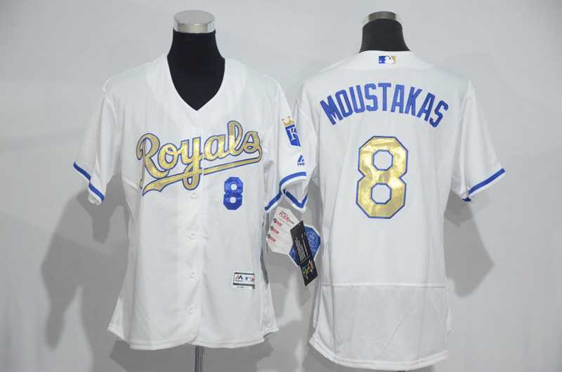 Women Kansas City Royals #8 Mike Moustakas White 2016 Flexbase Collection Stitched Jersey,We sell and wholesale Women Kansas City Royals #8 Mike Moustakas White 2016 Flexbase Collection Stitched Jersey on line form chian!