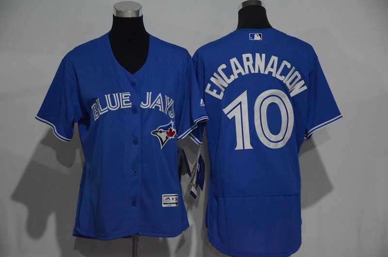 Women Toronto Blue Jays #10 Edwin Encarnacion Blue 2016 Flexbase Collection Stitched Jersey,We sell and wholesale Women Toronto Blue Jays #10 Edwin Encarnacion Blue 2016 Flexbase Collection Stitched Jersey on line form chian!