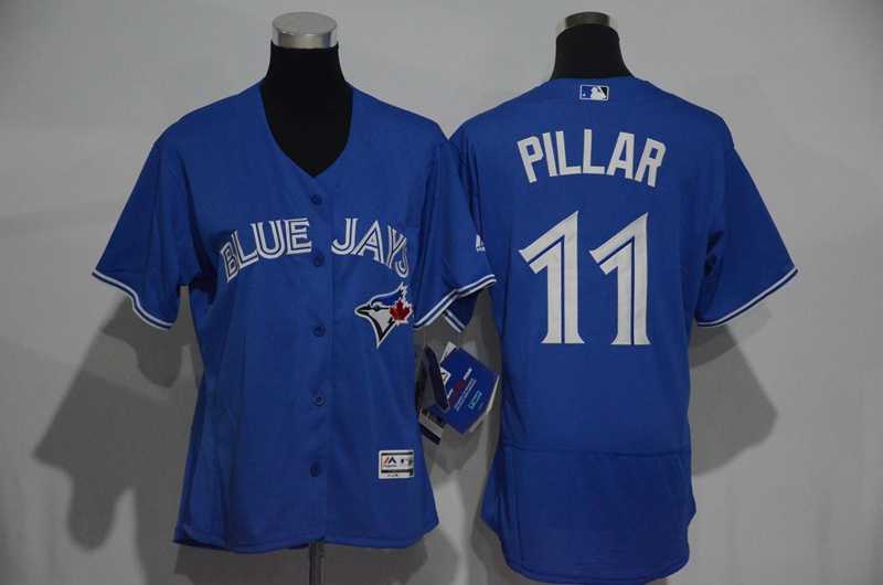 Women Toronto Blue Jays #11 Kevin Pillar Blue 2016 Flexbase Collection Stitched Jersey,We sell and wholesale Women Toronto Blue Jays #11 Kevin Pillar Blue 2016 Flexbase Collection Stitched Jersey on line form chian!