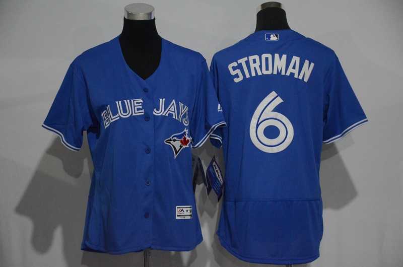 Women Toronto Blue Jays #6 Marcus Stroman Blue 2016 Flexbase Collection Stitched Jersey,We sell and wholesale Women Toronto Blue Jays #6 Marcus Stroman Blue 2016 Flexbase Collection Stitched Jersey on line form chian!