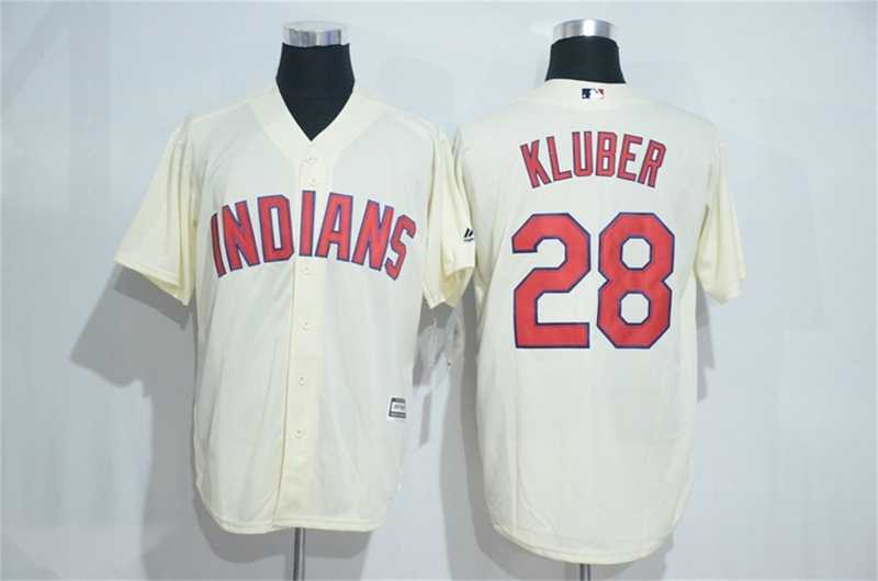 Cleveland Indians #28 Corey Kluber Cream New Cool Base Stitched Baseball Jersey,We sell and wholesale Cleveland Indians #28 Corey Kluber Cream New Cool Base Stitched Baseball Jersey on line form chian!