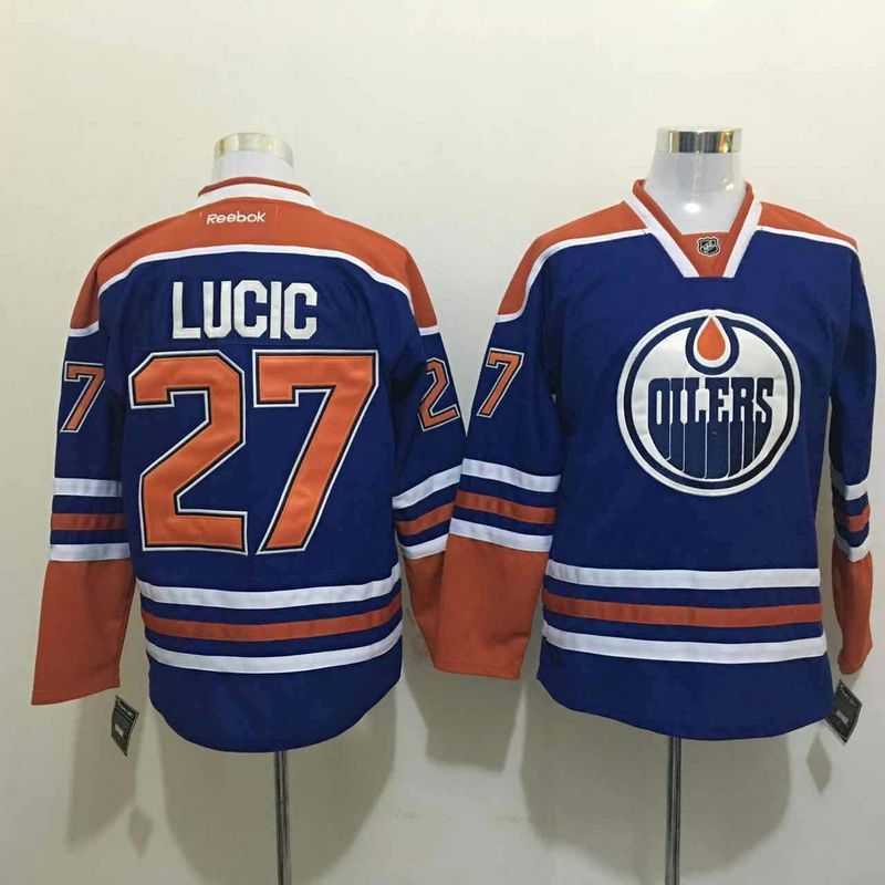 Edmonton Oilers #27 Lucic Blue Stitched NHL Jersey,We sell and wholesale Edmonton Oilers #27 Lucic Blue Stitched NHL Jersey on line form chian!