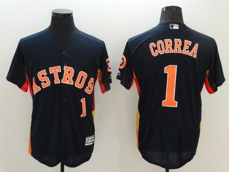 Houston Astros #1 Carlos Correa Navy Blue 2016 Flexbase Collection Stitched Baseball Jersey,We sell and wholesale Houston Astros #1 Carlos Correa Navy Blue 2016 Flexbase Collection Stitched Baseball Jersey on line form chian!