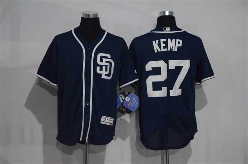 San Diego Padres #27 Matt Kemp Navy Blue 2016 Flexbase Collection Stitched Baseball Jersey,We sell and wholesale San Diego Padres #27 Matt Kemp Navy Blue 2016 Flexbase Collection Stitched Baseball Jersey on line form chian!