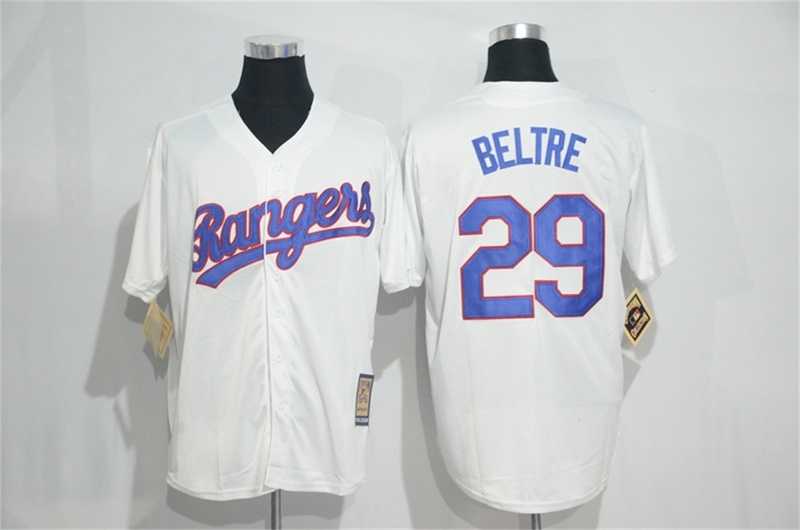 Texas Rangers #29 Adrian Beltre  Mitchell And Ness White Stitched Baseball Jersey,We sell and wholesale Texas Rangers #29 Adrian Beltre  Mitchell And Ness White Stitched Baseball Jersey on line form chian!