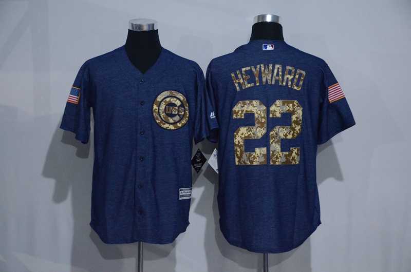 Chicago Cubs #22 Jason Heyward Denim Blue Camo Stitched Baseball Jersey,We sell and wholesale Chicago Cubs #22 Jason Heyward Denim Blue Camo Stitched Baseball Jersey on line form chian!