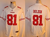 Nike San Francisco 49ers #81 Anquan Boldin White Team Color Stitched Game Jersey,baseball caps,new era cap wholesale,wholesale hats