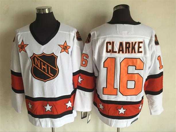 Philadelphia Flyers #16 Bobby Clarke White-Orange All Star CCM Throwback Stitched NHL Jersey,We sell and wholesale Philadelphia Flyers #16 Bobby Clarke White-Orange All Star CCM Throwback Stitched NHL Jersey on line form chian!
