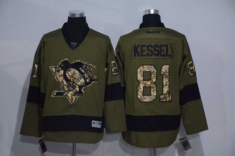 Pittsburgh Penguins #81 Phil Kessel Green Salute to Service Stitched Hockey Jersey,We sell and wholesale Pittsburgh Penguins #81 Phil Kessel Green Salute to Service Stitched Hockey Jersey on line form chian!