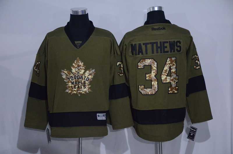 Toronto Maple Leafs #34 Matthews Green Salute to Service Stitched Hockey Jersey,We sell and wholesale Toronto Maple Leafs #34 Matthews Green Salute to Service Stitched Hockey Jersey on line form chian!