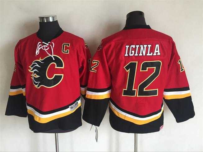 Youth Calgary Flames #12 Jarome Iginla Red-Black CCM Throwback Stitched NHL Jersey,We sell and wholesale Youth Calgary Flames #12 Jarome Iginla Red-Black CCM Throwback Stitched NHL Jersey on line form chian!