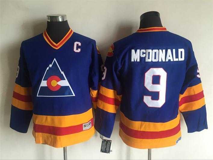 Youth Colorado Avalanche #9 Lanny McDonald Blue CCM Throwback Stitched NHL Jersey,We sell and wholesale Youth Colorado Avalanche #9 Lanny McDonald Blue CCM Throwback Stitched NHL Jersey on line form chian!