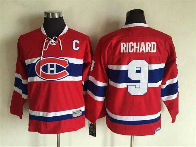 Youth Montreal Canadiens #9 Maurice Richard Red CCM Throwback Stitched NHL Jersey,We sell and wholesale Youth Montreal Canadiens #9 Maurice Richard Red CCM Throwback Stitched NHL Jersey on line form chian!