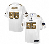 Printed New England Patriots #95 Chandler Jones White Men's NFL Pro Line Fashion Game Jersey