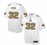 Printed Philadelphia Eagles #32 Eric Rowe White Men's NFL Pro Line Fashion Game Jersey