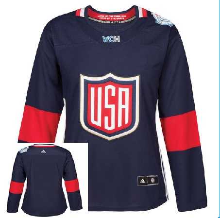 Women Customized Team USA 2016 World Cup Of Hockey Olympics Game Blue Stitched Jersey,We sell and wholesale Women Customized Team USA 2016 World Cup Of Hockey Olympics Game Blue Stitched Jersey on line form chian!
