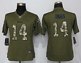 Women Limited Nike Minnesota Vikings #14 Dlggs Green Salute To Service Stitched Jersey,baseball caps,new era cap wholesale,wholesale hats