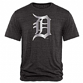 Men's Detroit Tigers Fanatics Apparel Platinum Collection Tri-Blend T-Shirt LanTian - Black,baseball caps,new era cap wholesale,wholesale hats