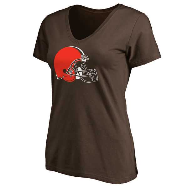 WOMEN'S CLEVELAND BROWNS PRO LINE BROWN PRIMARY TEAM LOGO SLIM FIT T-Shirt LanTian,We sell and wholesale WOMEN'S CLEVELAND BROWNS PRO LINE BROWN PRIMARY TEAM LOGO SLIM FIT T-Shirt LanTian on line form chian!