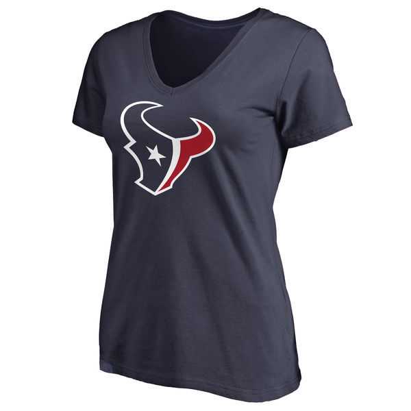 WOMEN'S HOUSTON TEXANS PRO LINE NAVY PRIMARY TEAM LOGO SLIM FIT T-Shirt LanTian,We sell and wholesale WOMEN'S HOUSTON TEXANS PRO LINE NAVY PRIMARY TEAM LOGO SLIM FIT T-Shirt LanTian on line form chian!