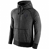 MEN'S ATLANTA FALCONS NIKE HEATHER GREY GRIDIRON GREY FULL-ZIP HOODIE LanTian,baseball caps,new era cap wholesale,wholesale hats