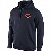 MEN'S CHICAGO BEARS NIKE NAVY BLUE KO CHAIN FLEECE PULLOVER PERFORMANCE HOODIE LanTian,baseball caps,new era cap wholesale,wholesale hats