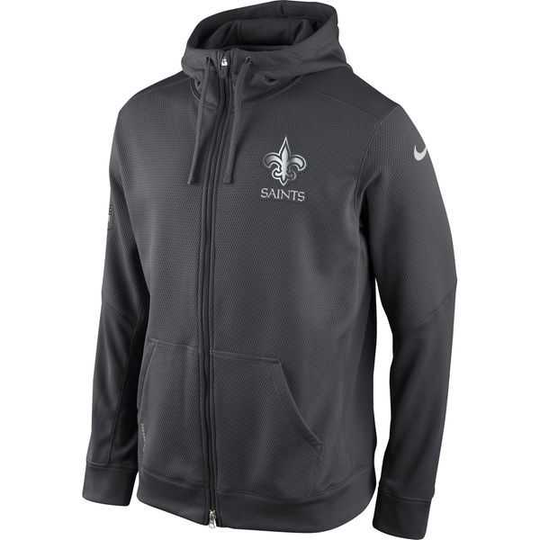 MEN'S NEW ORLEANS SAINTS NIKE CHARCOAL PLATINUM KO CHAIN FLEECE FULL-ZIP PERFORMANCE SWEATSHIRT LanTian,We sell and wholesale MEN'S NEW ORLEANS SAINTS NIKE CHARCOAL PLATINUM KO CHAIN FLEECE FULL-ZIP PERFORMANCE SWEATSHIRT LanTian on line form chian!