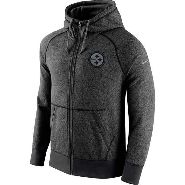 MEN'S PITTSBURGH STEELERS NIKE HEATHER GREY GRIDIRON GREY FULL-ZIP HOODIE LanTian,We sell and wholesale MEN'S PITTSBURGH STEELERS NIKE HEATHER GREY GRIDIRON GREY FULL-ZIP HOODIE LanTian on line form chian!