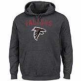 Men's Atlanta Falcons Majestic Kick Return II Pullover Hoodie LanTian - Charcoal,baseball caps,new era cap wholesale,wholesale hats