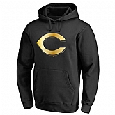 Men's Cincinnati Reds Gold Collection Pullover Hoodie LanTian - Black,baseball caps,new era cap wholesale,wholesale hats