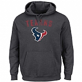 Men's Houston Texans Majestic Kick Return II Pullover Hoodie LanTian - Charcoal,baseball caps,new era cap wholesale,wholesale hats