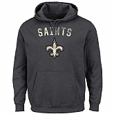Men's New Orleans Saints Majestic Kick Return II Pullover Hoodie LanTian - Charcoal,baseball caps,new era cap wholesale,wholesale hats