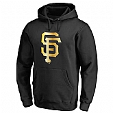 Men's San Francisco Giants Gold Collection Pullover Hoodie LanTian - Black,baseball caps,new era cap wholesale,wholesale hats